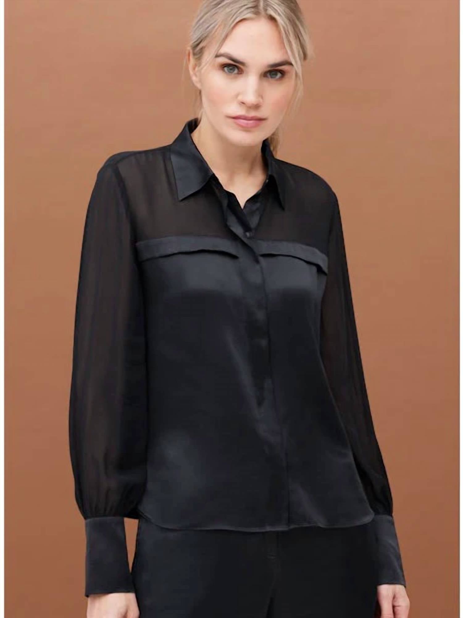 Go By Go Silk - Sheer Madness Blouse