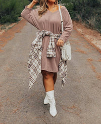 Entro - Casual Chats Shift Dress - Plus