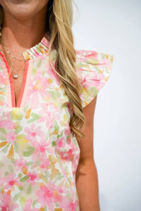 Staccato - Floral Top
