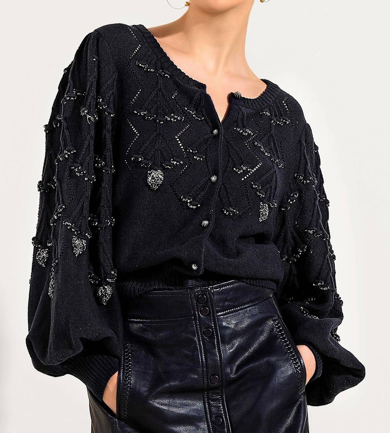 Scarlett Poppies - Elevation Billowing Sleeves Cardigan