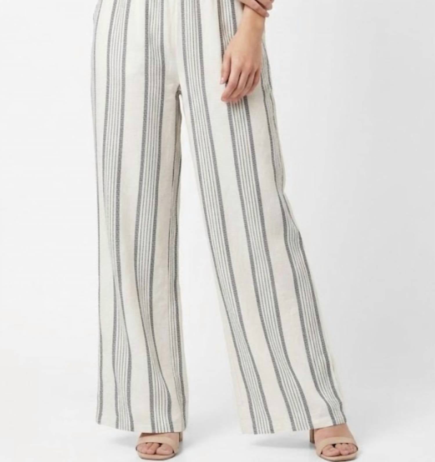 Sadie & Sage - Simone Stripe Linen Pants
