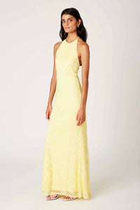 Nia - Glen Dress With Thigh-high Slit