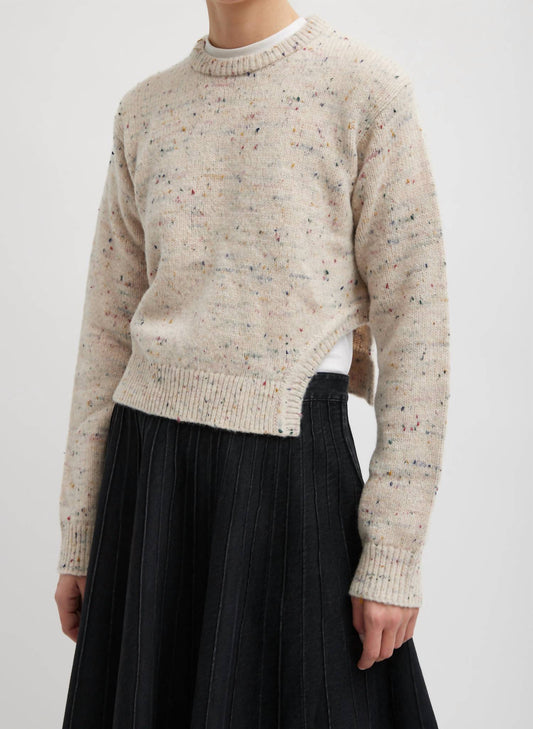 Tibi - Confetti Shrunken Crewneck Pullover