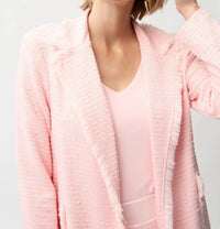 Joseph Ribkoff - Fringe Trim Bouclé Coat