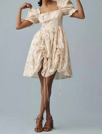 Selkie - Anthropologie Selkie Puff-sleeve Mini Dress