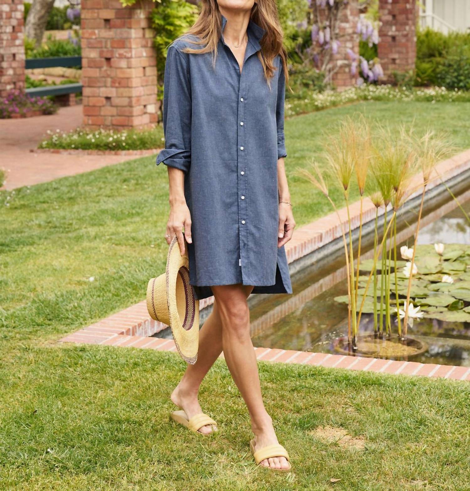Frank & Eileen - Hunter Step-Hem Shirtdress