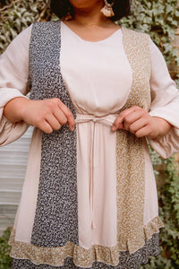143 Story - Floral Cuts Dress