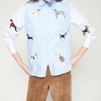 Vilagallo - Puppies Galore Button-down Shirt