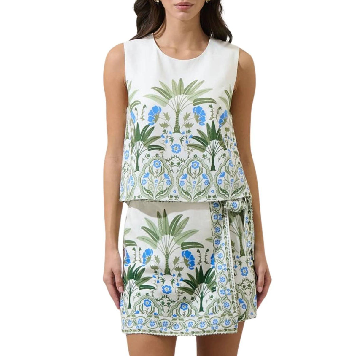Sugarlips - Senara Floral Lisha Sleeveless Tank Top