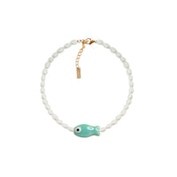 Adriana Pappas - Women's Fishy Pearls Anklet