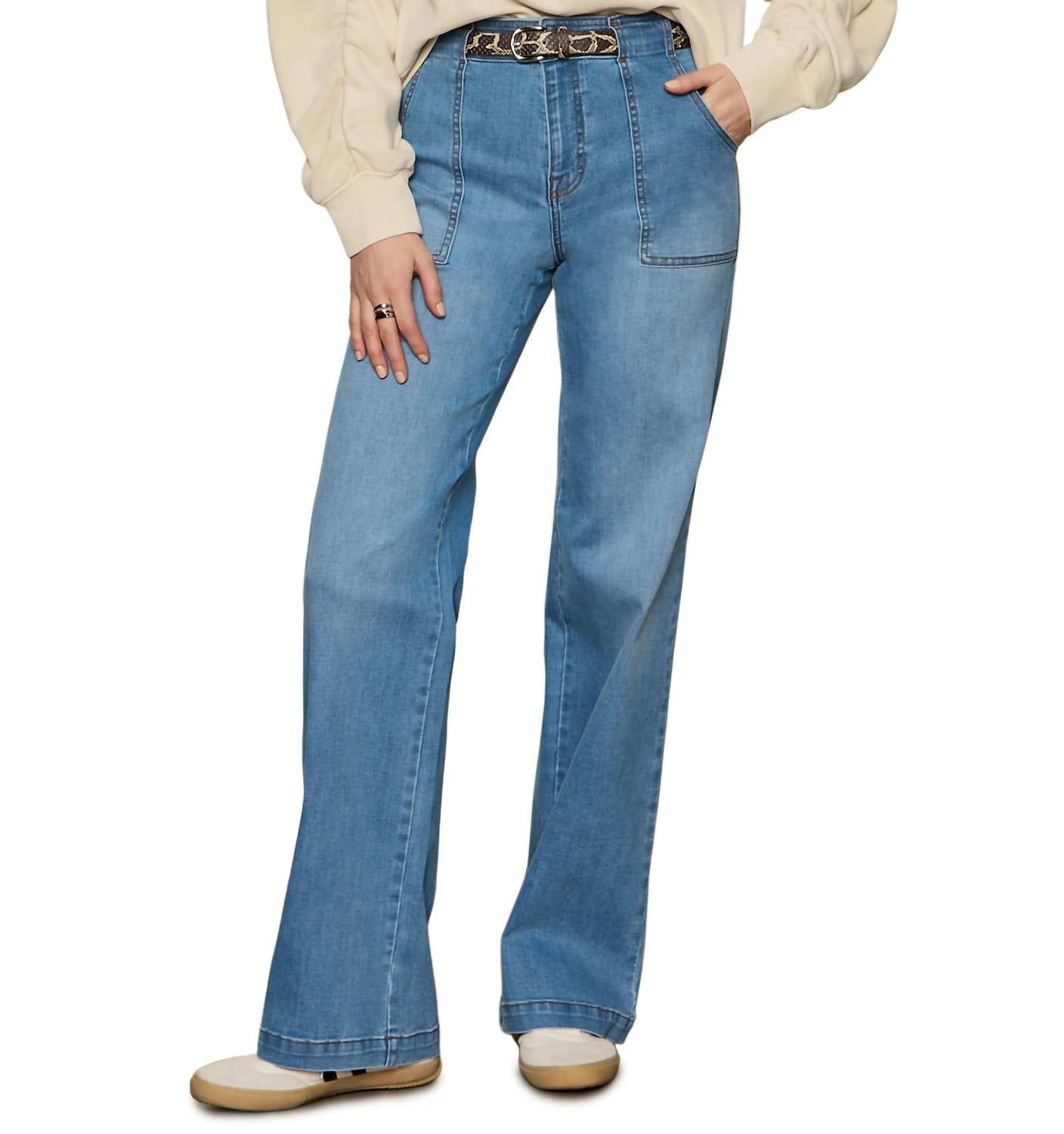Sanctuary Shirred Sleeve Sweatshirt in vanilla cream - women's top - view 4
