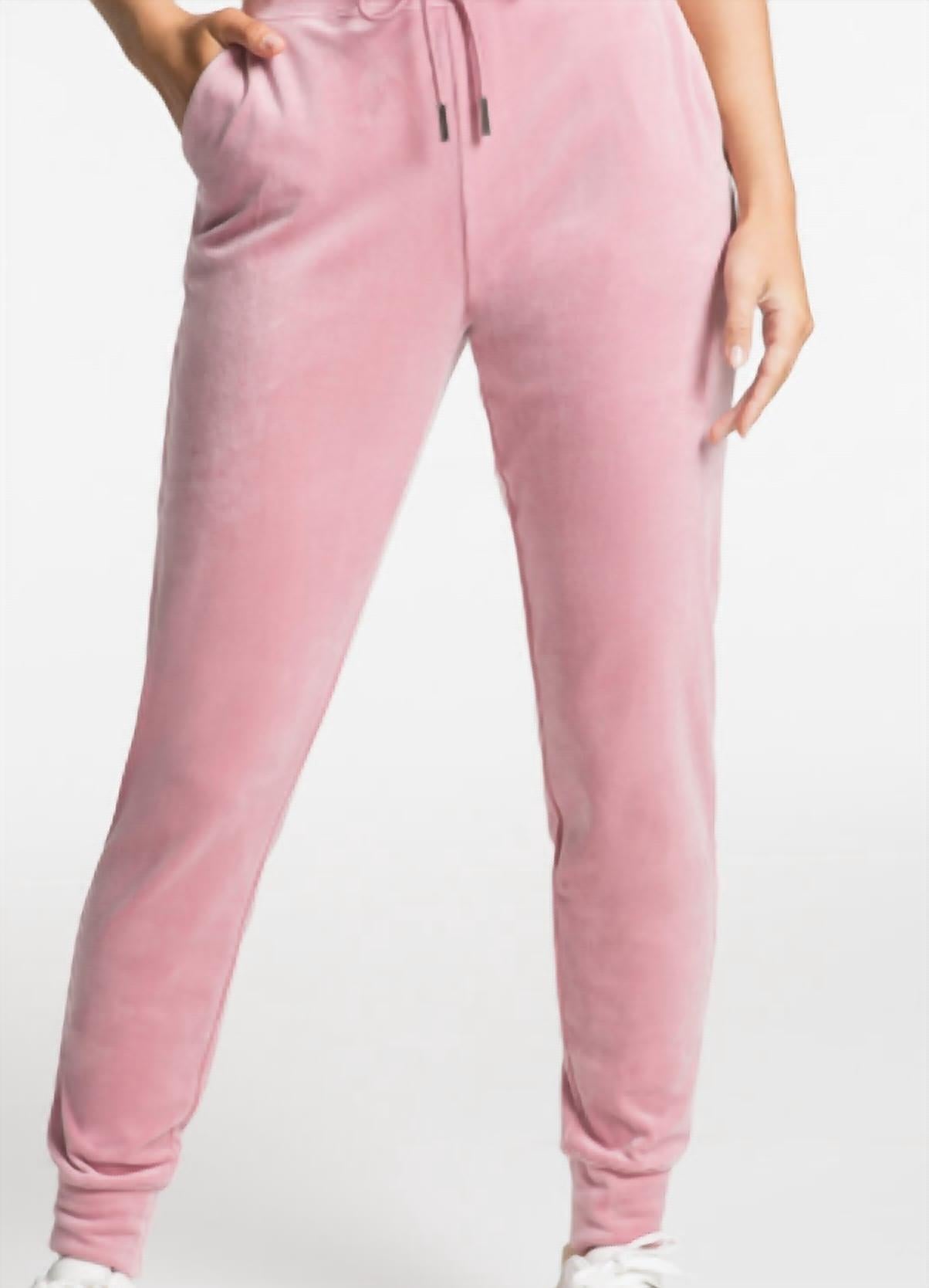 Juicy Couture - Luxe Velour Glossy joggers