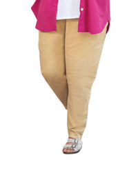 On The Plus Side - Tailored Stretch Twill Pants - Plus
