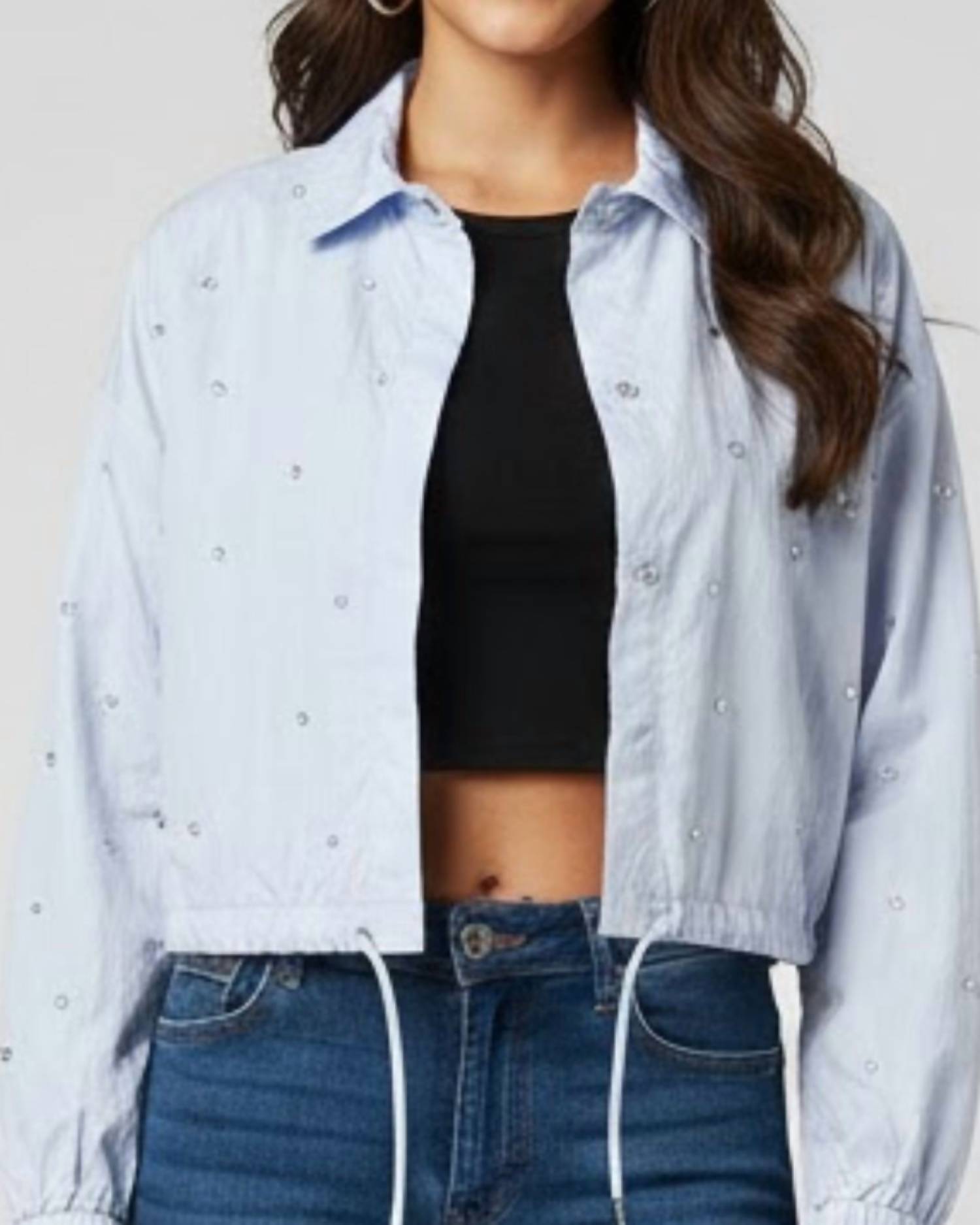 Suncoo - Luciole Short Fancy Button-up Top
