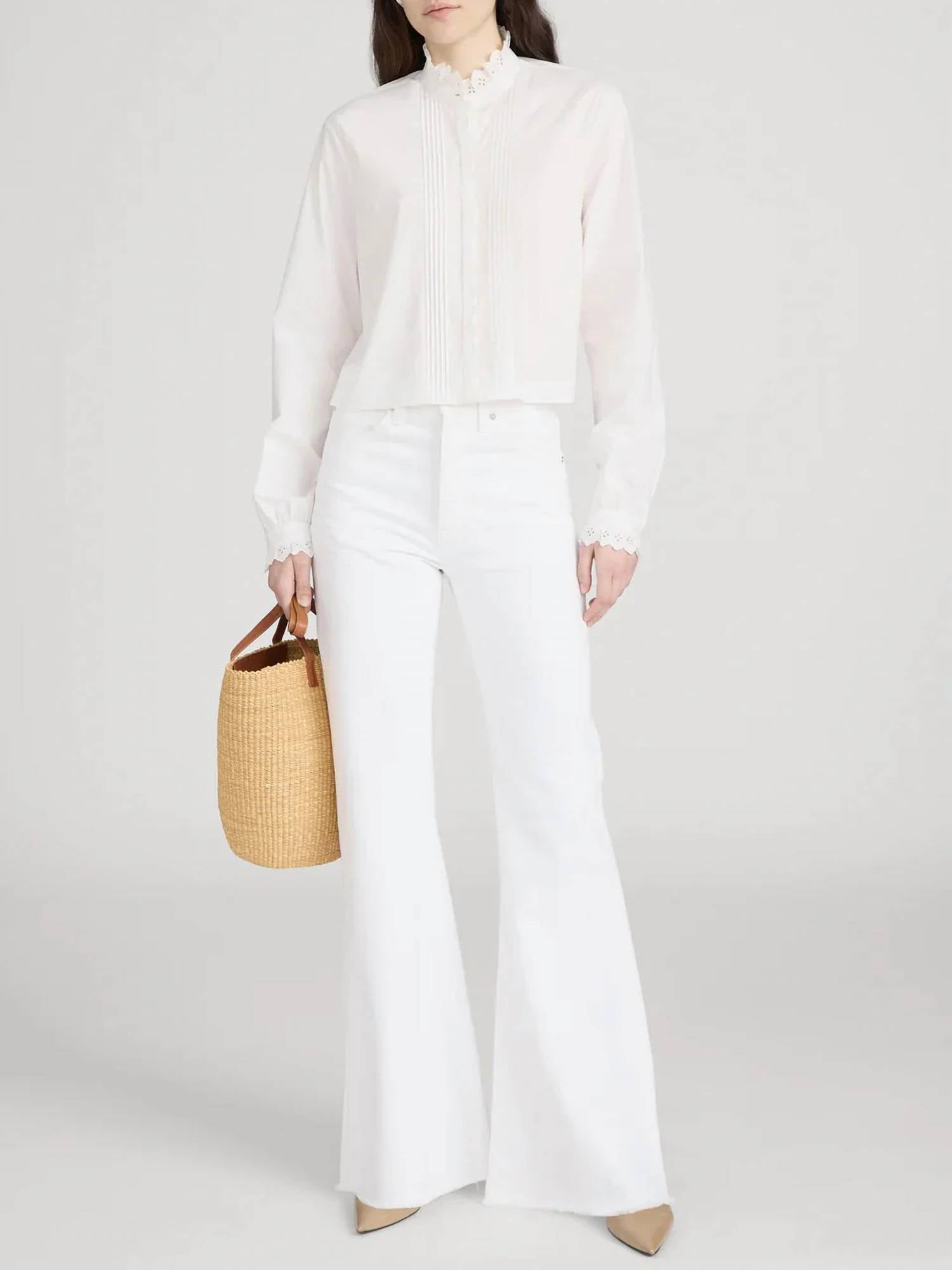 Frame - Lax Wide Leg Flare Jeans