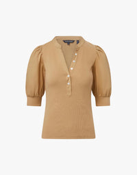 Veronica Beard - Coralee Puff-sleeve Tee