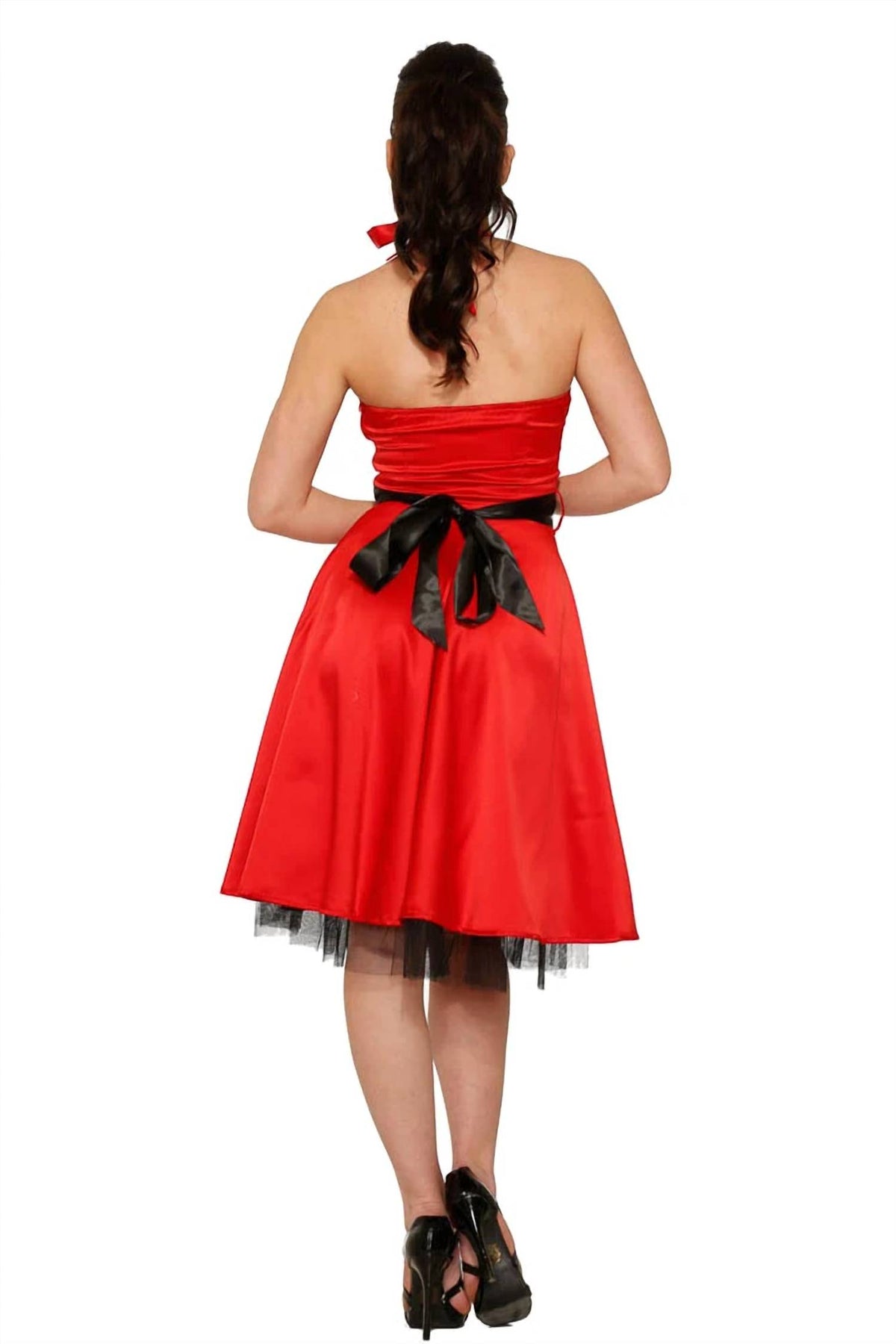 Orchid Bloom - Satin Swing Dress