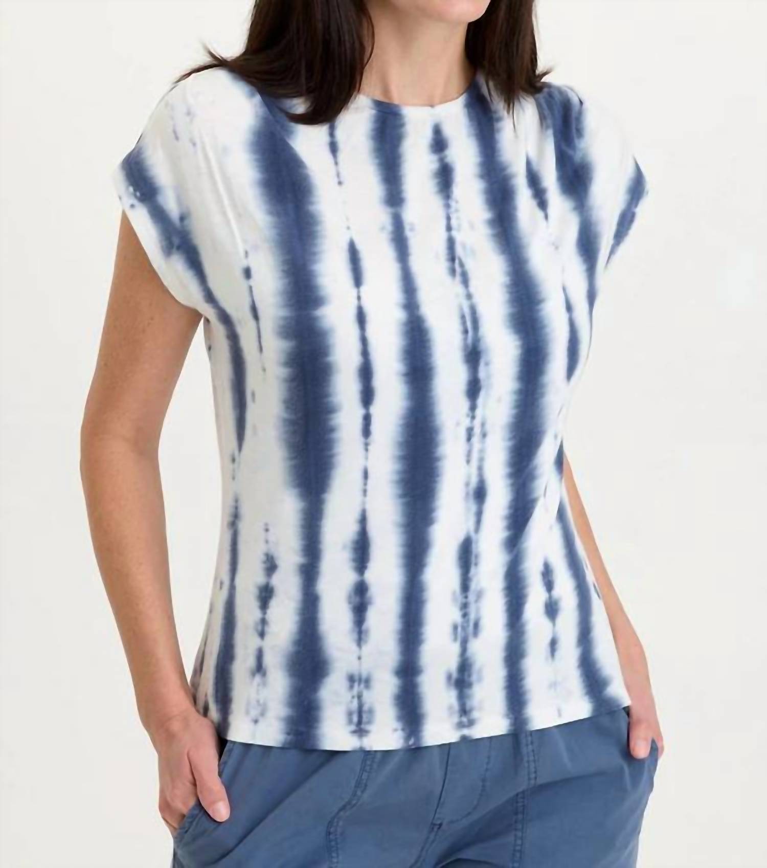 Xcvi - Arwen Soft Jersey Mock Neck Tee