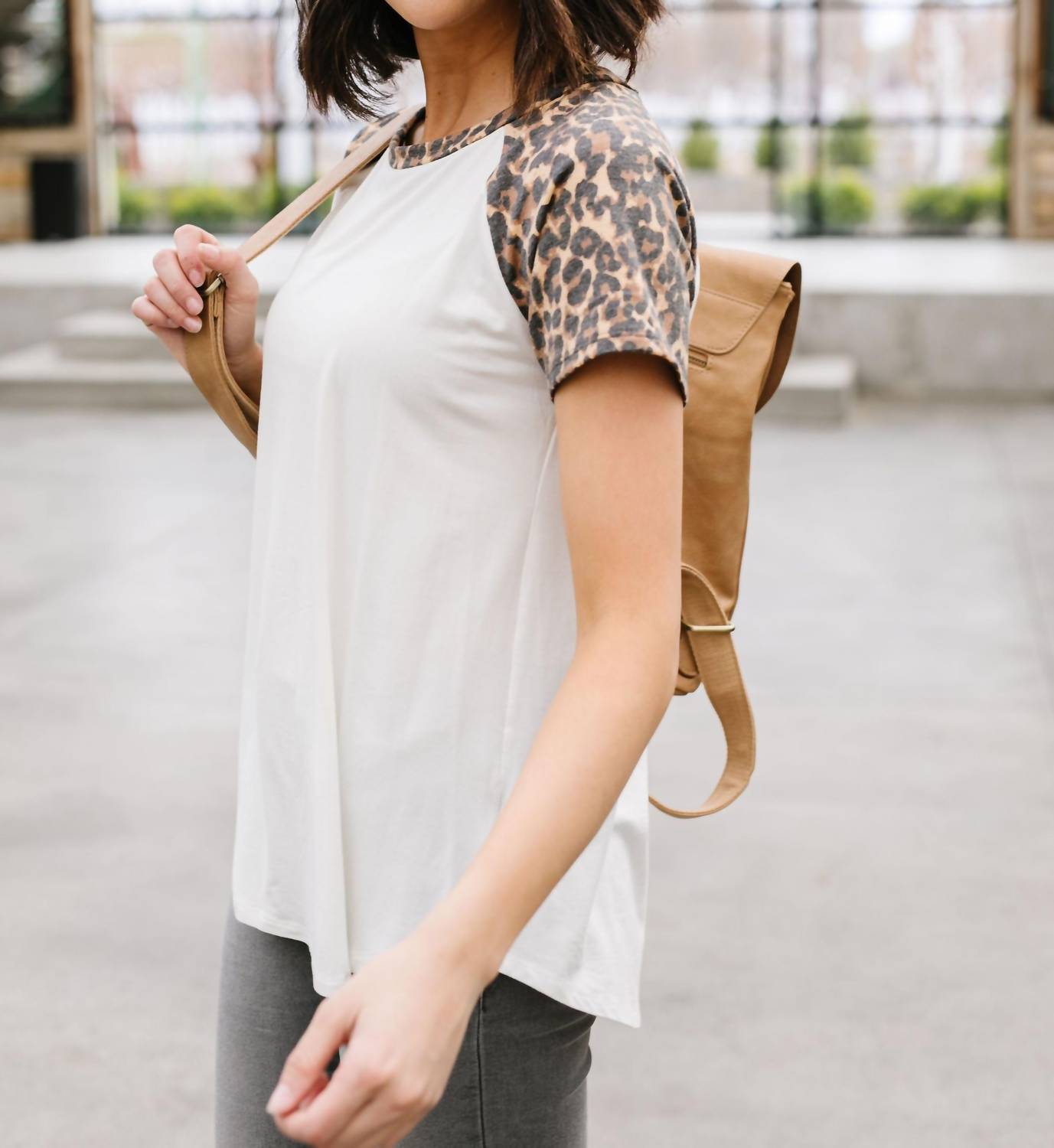 Live A Little Raglan Top