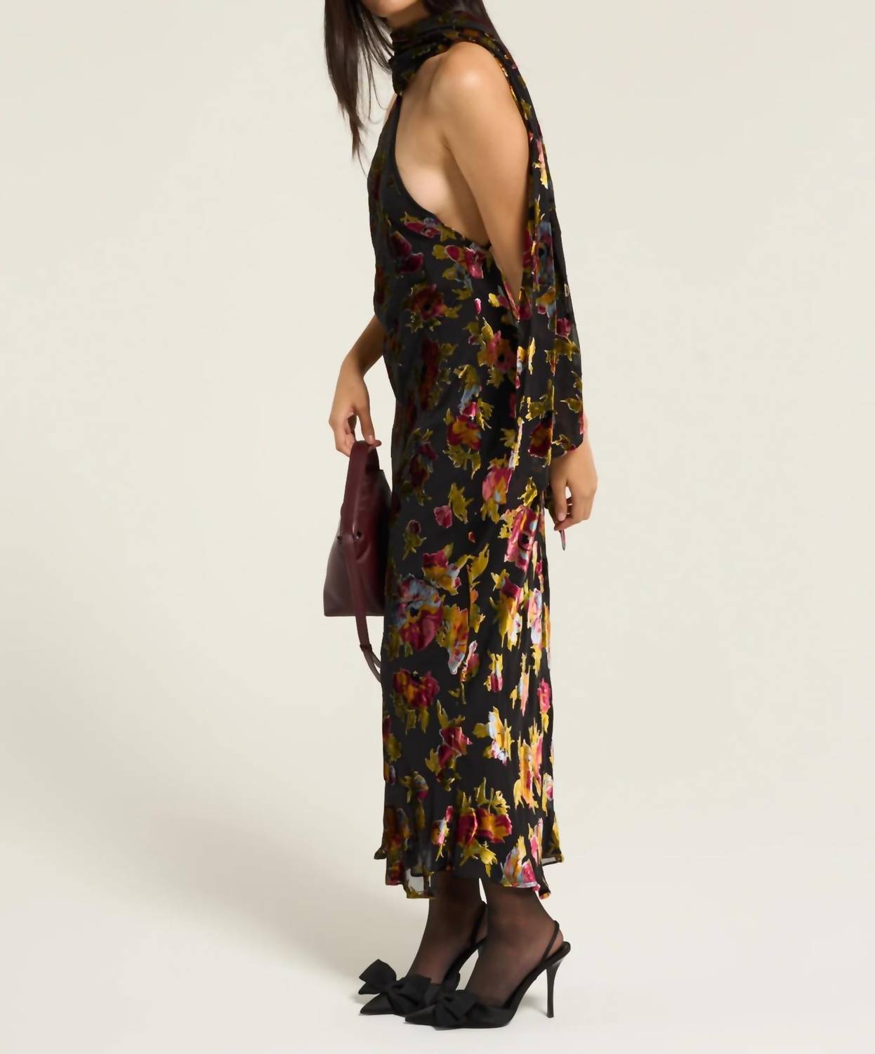 Rixo - Hayley Halter Maxi Dress