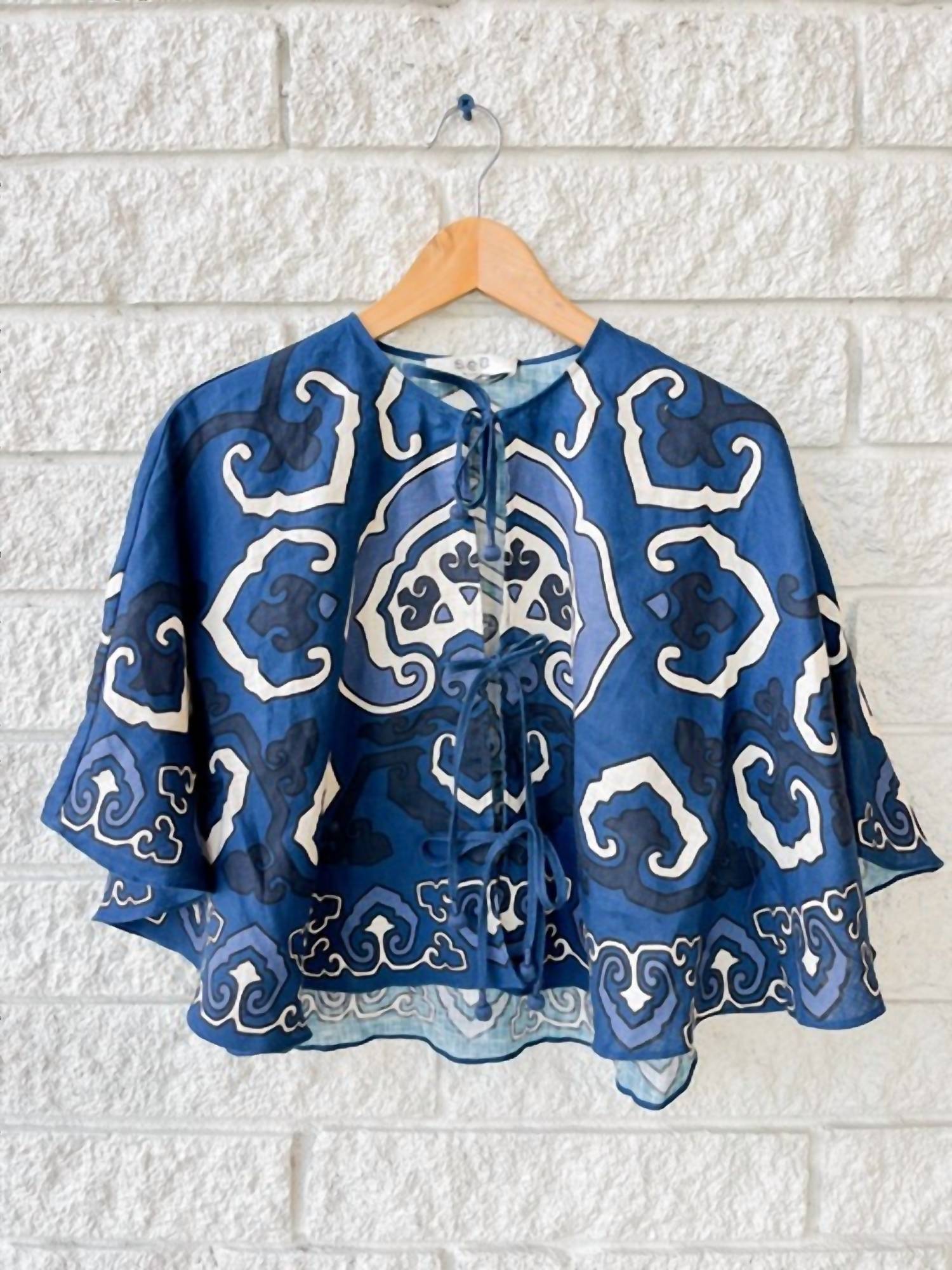 Sea - Blaise Print Top