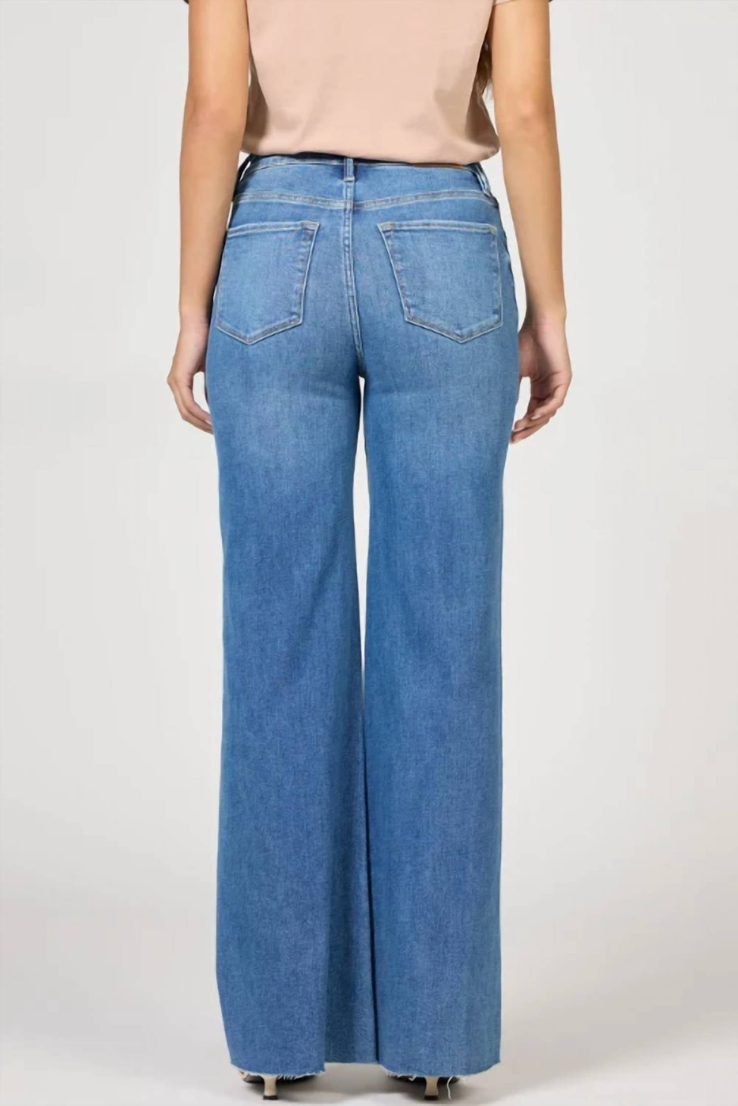 Dear John Denim - Fiona High Rise Wide Leg Jeans