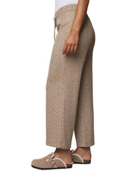 Splendid Sweater Soft Pant in light cedar heather - women's pants - detail view