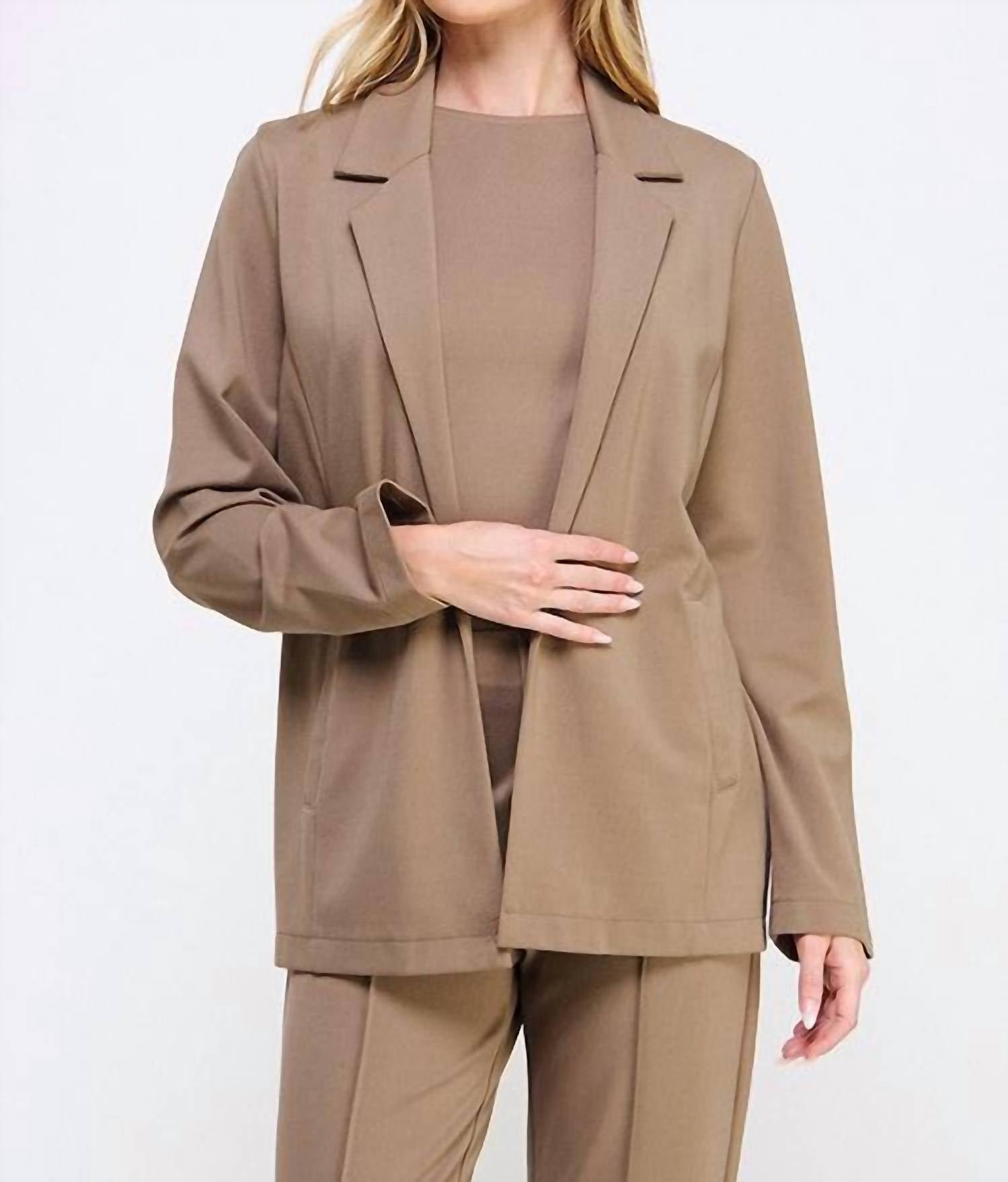 Allie Rose - Easy Everyday Ponte Blazer