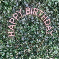Pearl And Rox - Happy Birthday Crystal Rhinestone Headband