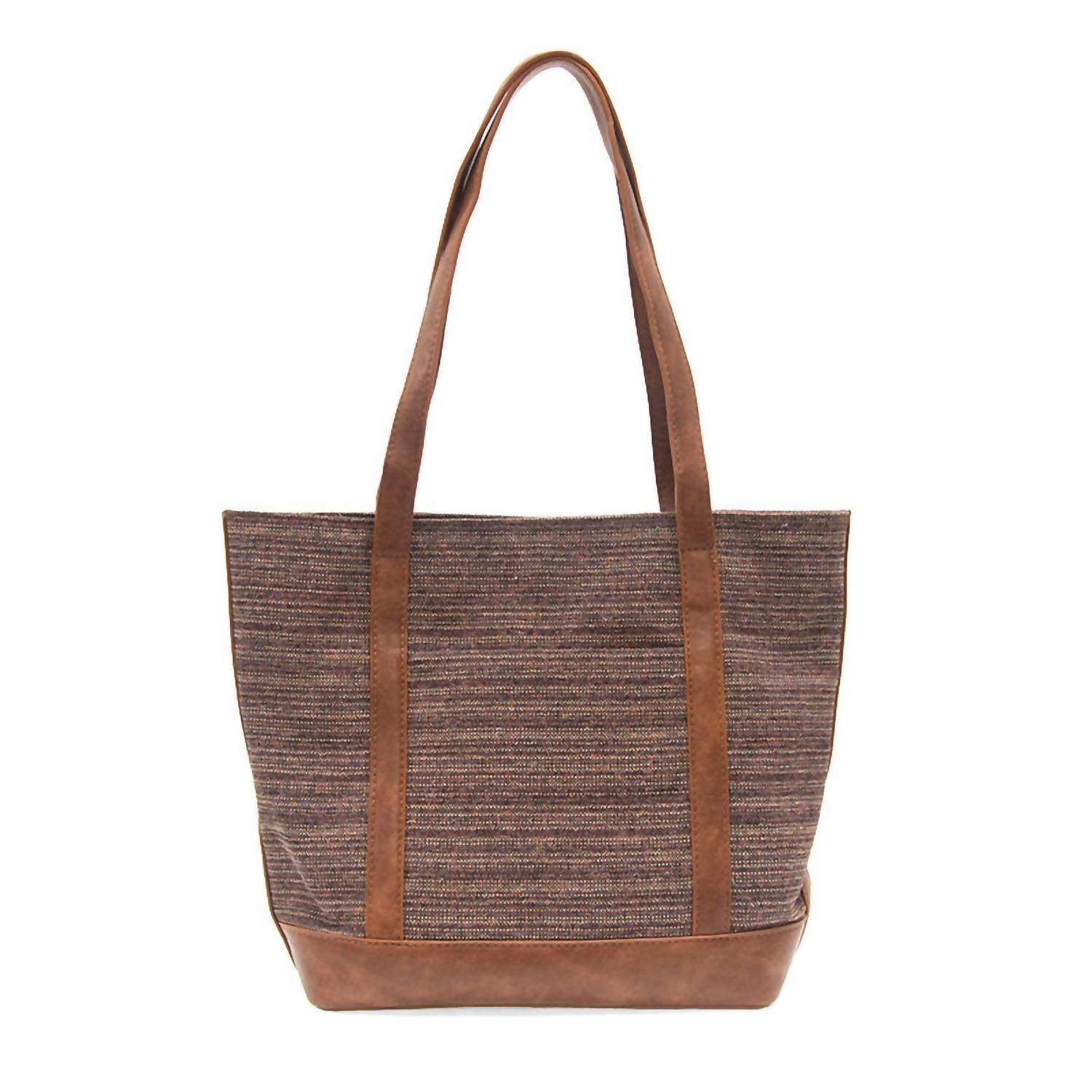 Joy Susan - Women's Tia Tweed Pocket Tote Bag