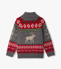 Hatley - Boy's Winter Elk Shawl Cardigan
