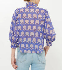 Oliphant - Ruffle Front Button Blouse