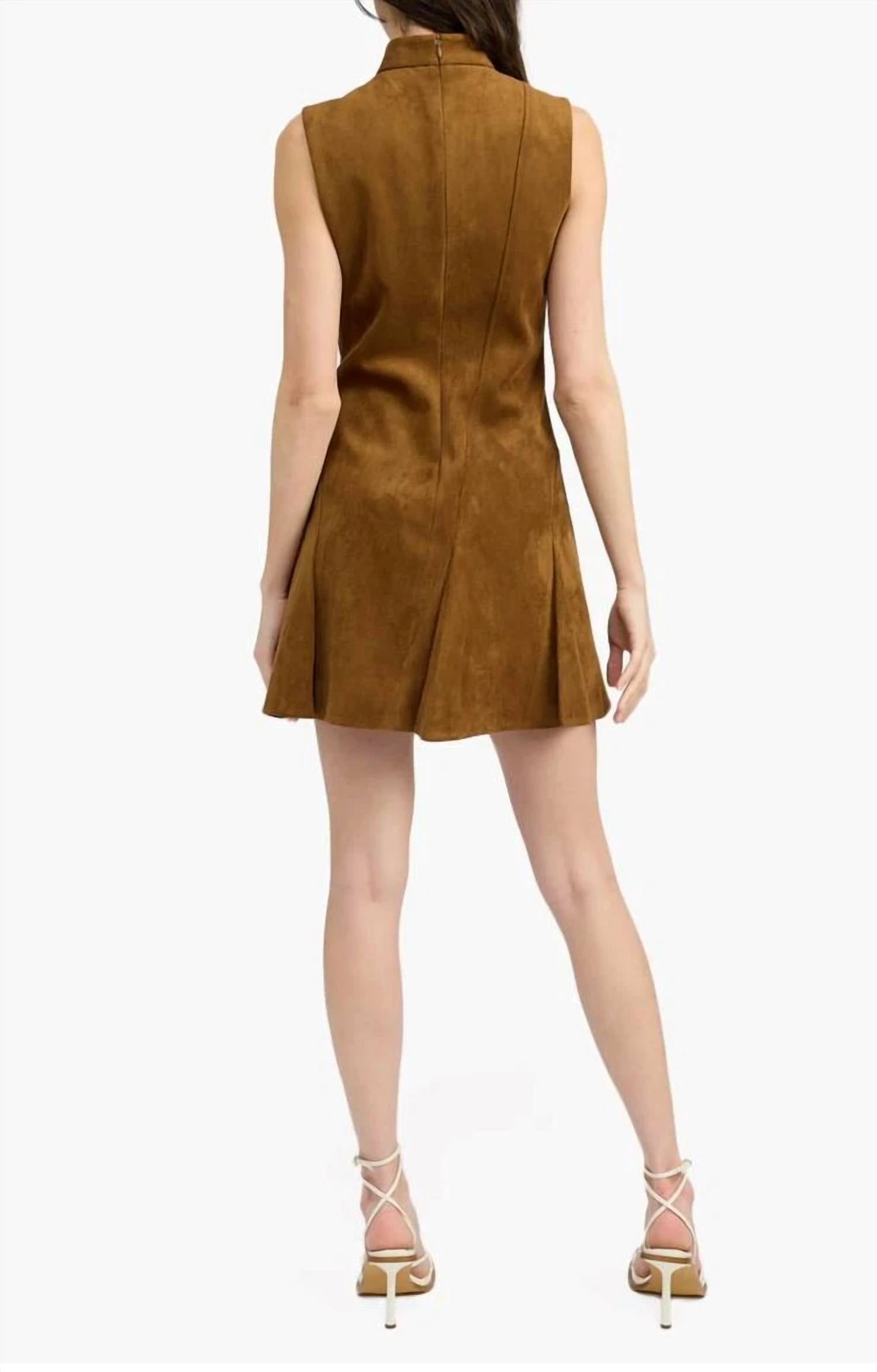 En Saison - Logan Mock Neck Mini Dress