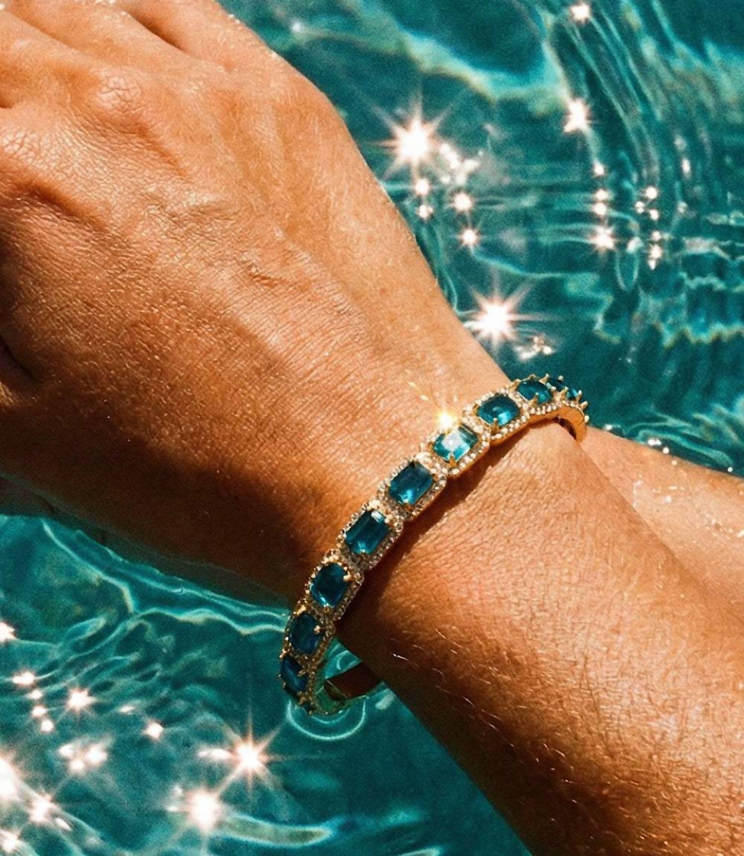 Marlyn Schiff - Women's Gemstone Cuff Bracelet
