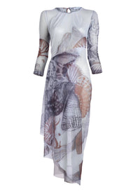 Ala Von Auersperg - Women's Electra Sheer Mesh Topper With Caterina Slip Knit Dress
