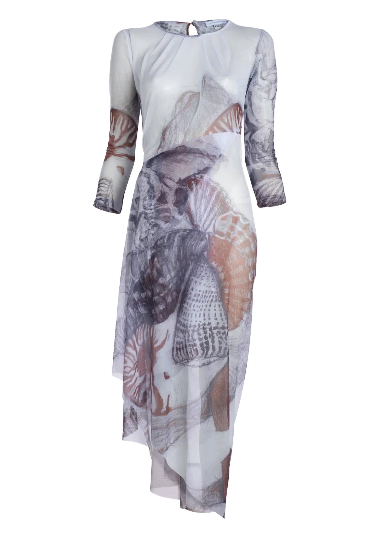 Ala Von Auersperg - Women's Electra Sheer Mesh Topper With Caterina Slip Knit Dress