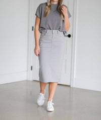 Inherit Clothing Company - Remi Denim Midi Skirt