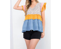 Thml - Mixed Print Top