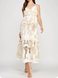 Strut & Bolt - Crochet Lace Maxi Dress