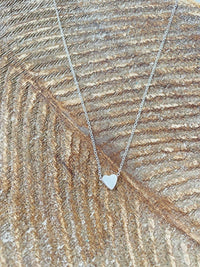 White Label - Women's Tiny Heart Necklace