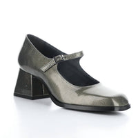 Bos. & Co. Women's Amaya Mary Jane Heels in pewter - women's heels - detail view
