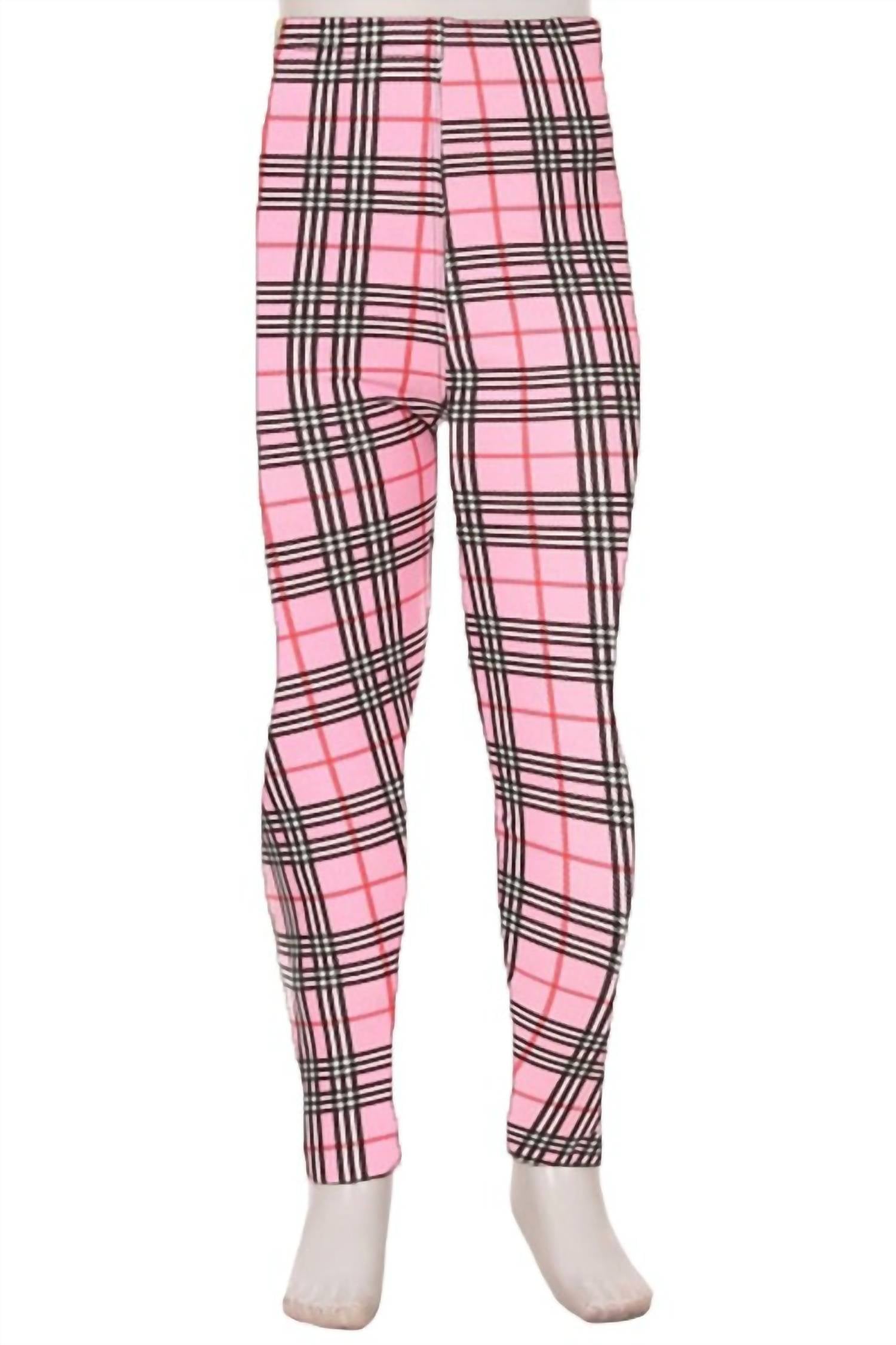 Love It - Valentine's Kids Plaid Leggings