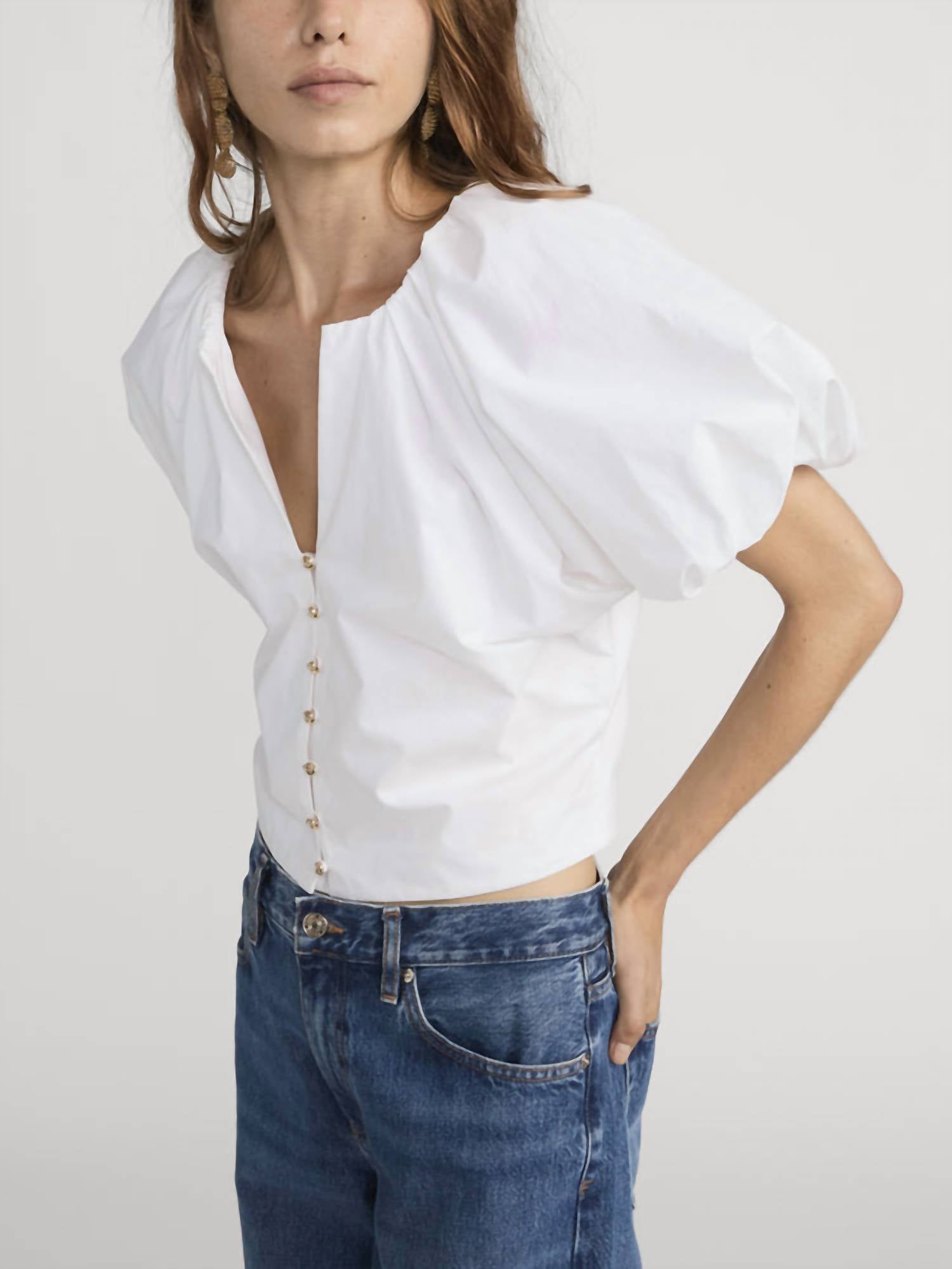 Frame - Dramatic Sleeve Blouse
