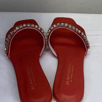 Beautiisoles By Robyn Shreiber - Women's Gemma Slide Satin Flat