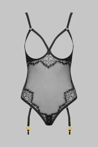 Maison Close - Inspiration Divine Cupless Thong Bodysuit