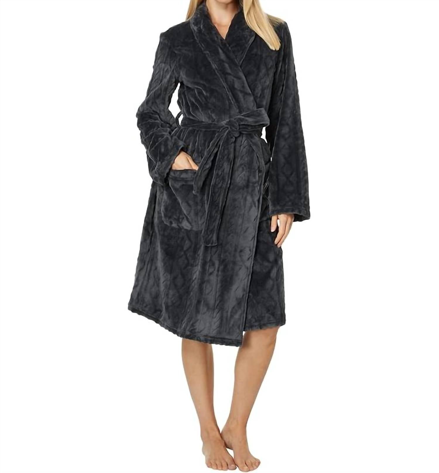 Pj Salvage - Cable Knit Plush Robe
