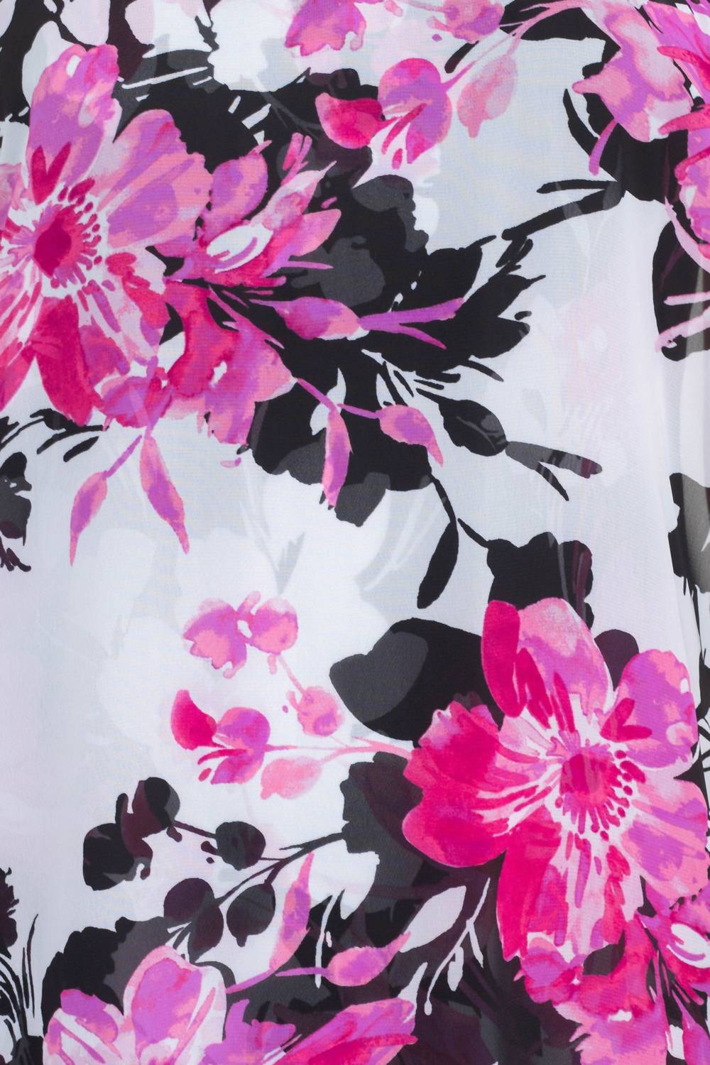 S.L. Fashions - Halter Neck Floral Print Overlay Chiffon Dress