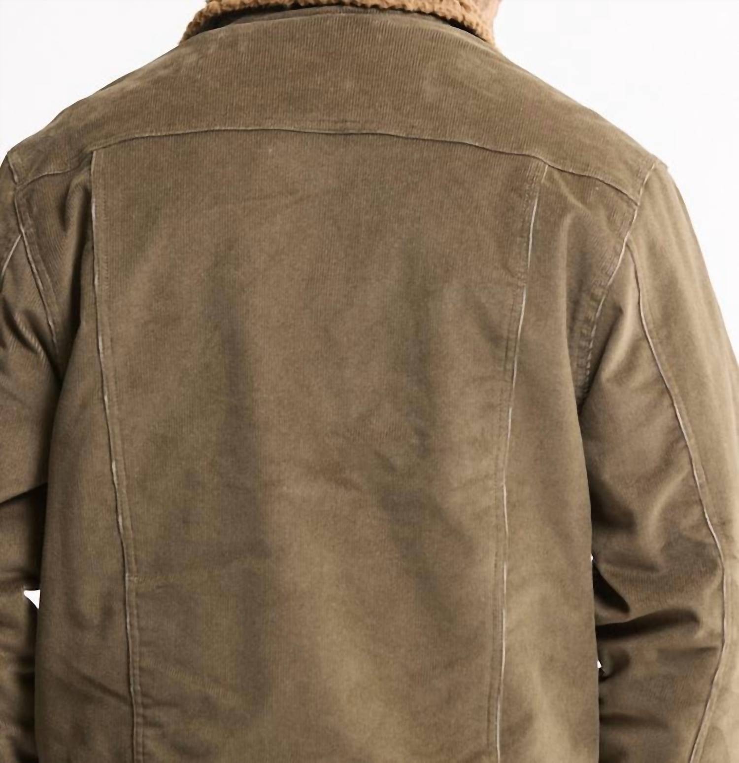 Jachs New York - Corduroy Sherpa Lined Trucker Jacket