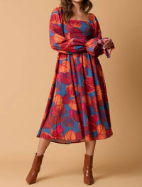 Fantastic Fawn - Hello Fall Vibes Midi Dress