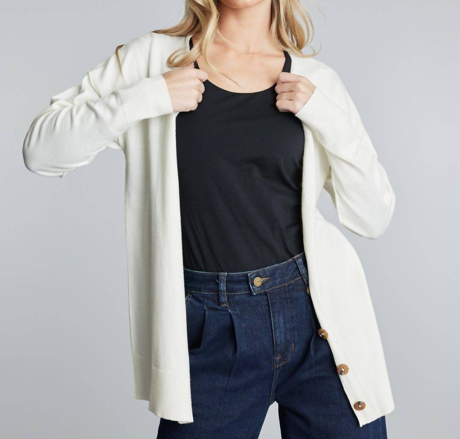 Downeast - Classic Long Sleeve Cardigan